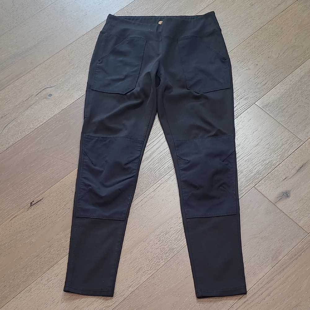 Carhartt Force Fitted Pants Women's sz 4/6 Black Midweight Utility Leggings